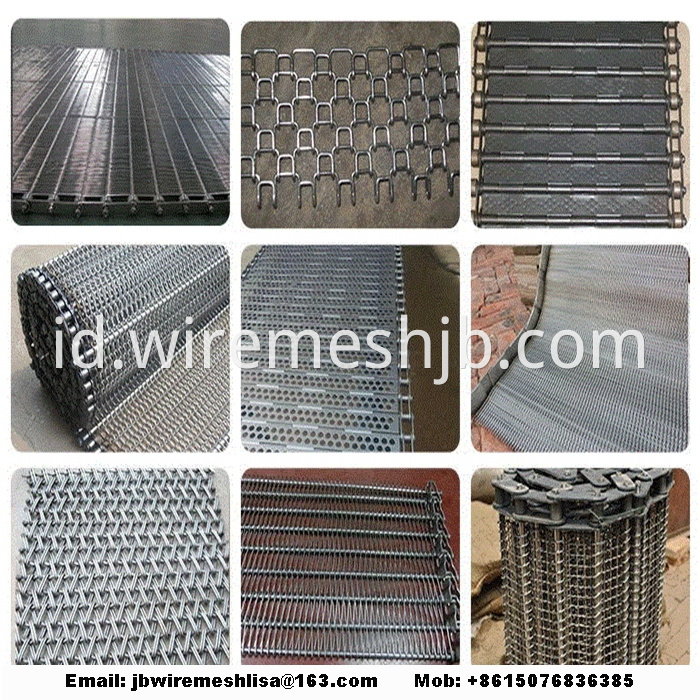 Stainless Steel Wire Mesh Metal Conveyor Belt